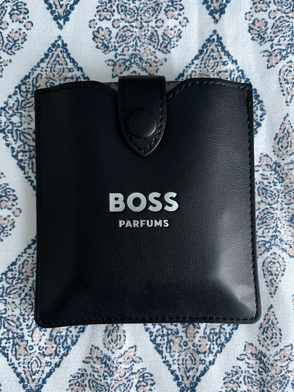 Boss Black Men's Snap Wallet with Logo